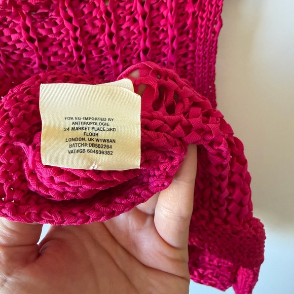 Anthropologie Crochet Knit Top - Moth - Picture 9 of 9